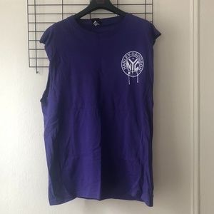 Harley Davidson OF NYC , CUT OFF T-SHIRT , L